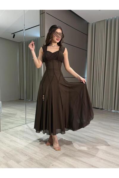 Lumiva soft chiffon dress