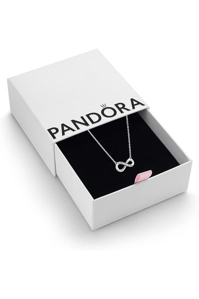 Generic Brand Infinity Symbol Design Silver Color Chain Necklace Master Quality