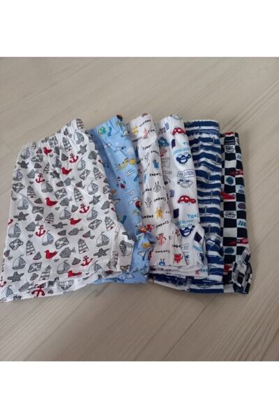 Zulu Ticaret Tutku-6-Piece Patterned Boys' Boxers