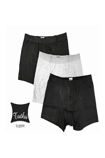 Zulu Ticaret Tutku-Boxeri pentru bărbați din Lycra și elastan, culoare gri, p...