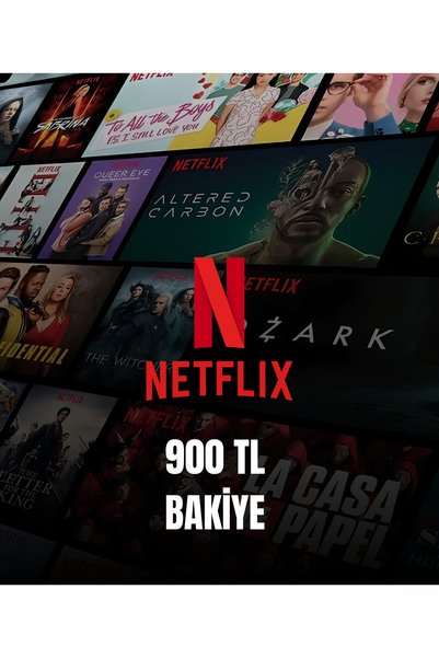 kuzepin Netflix Hediye Kart 900 TL