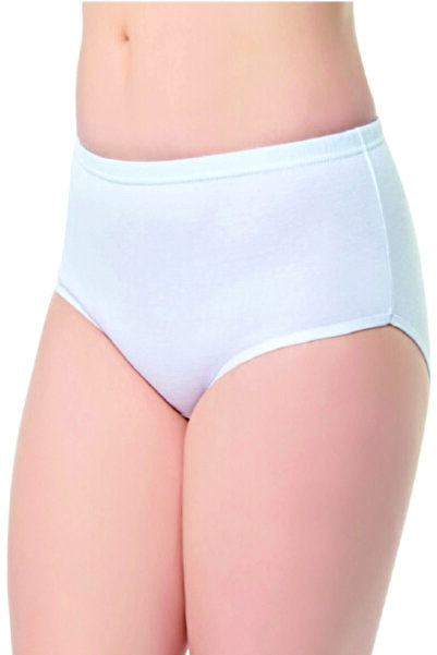 Zulu Ticaret Tutku-Women's White Ribana Bato Panties