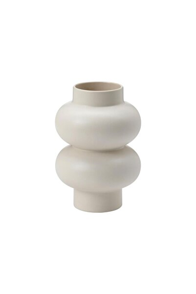 IKEA Modern Bej Cam Vazo 22 cm - Dekoratif Ev & Ofis