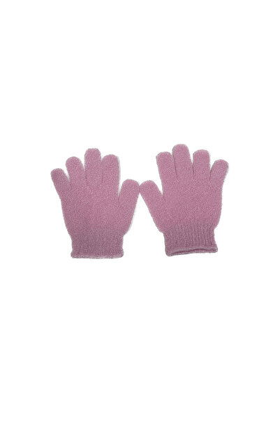 Generic Brand Pink Hand Exfoliating Scrub Glove for Dead Skin Removal