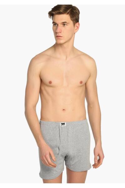 Zulu Ticaret Tutku-Men's Gray Ribbed Long Underpants Elf568Tccm New Season (7...