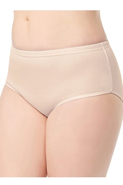 Zulu Ticaret Tutku-Women's Skin Color High Waist Bato Panties 12-Pack