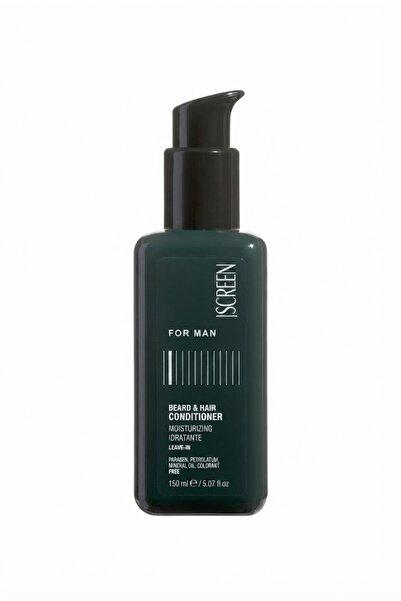 SCREEN Leave-In Intensive Care Cream for Hair and Beard for Men 150 ml - Bear...