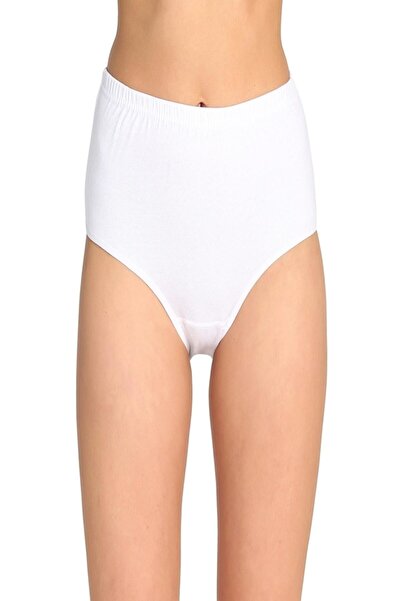 Zulu Ticaret Tutku-100% Cotton Bato Panties White