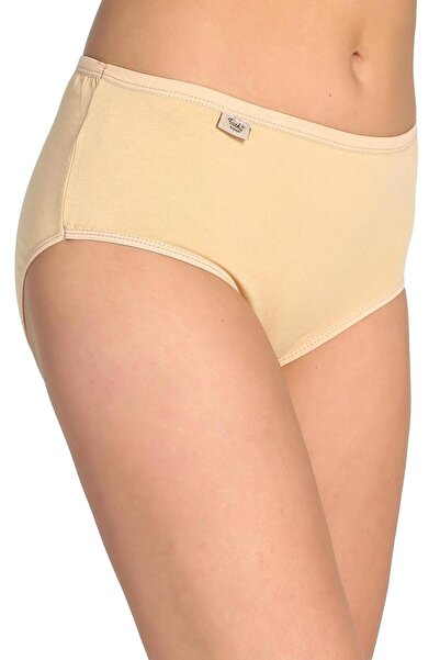 Zulu Ticaret Tutku-3 Pieces Women's 0924 Lycra Bato Panties - Skin Color