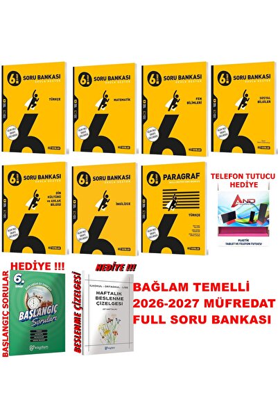 Hız Yayınları 6.SINIF 2026-2027 MÜFREDAT TÜM DERSLER SORU BANKASI FULL SET BA...