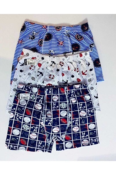 Zulu Ticaret Tutku-Boy's Printed Boxer 3-Pack