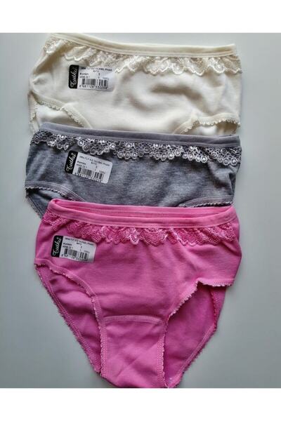 Zulu Ticaret Tutku-Women's 12 Pieces Elastane Bato Panties