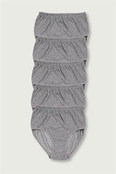 Zulu Ticaret Tutku-Women's 6-Piece High Waist Elastic Ribbed Lycra Red Pantie...