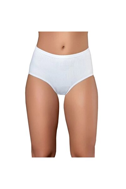 Zulu Ticaret Tutku-Women's White Ribana Bato 6-Piece Panties