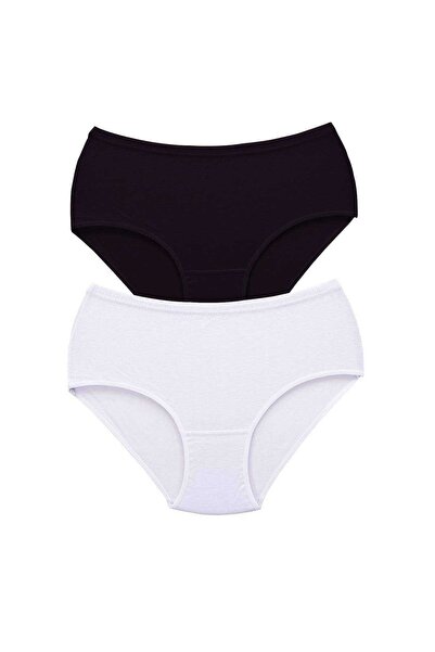Zulu Ticaret Tutku-2 Pieces Women's High Waist Bato Thick Rubber Panties S4