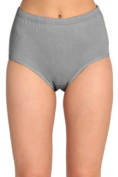 Zulu Ticaret Tutku-Women's Bato Panties Gray 3-Pack
