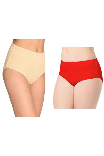 Zulu Ticaret Tutku-Women's 5-Pack Cotton Ribbed Bato Panties