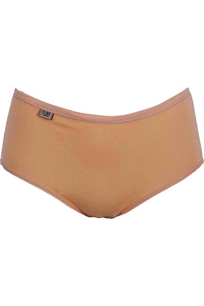 Zulu Ticaret Tutku-Women's Multi-Colored 4-Pack Cotton Ribbed Bato Panties (0...