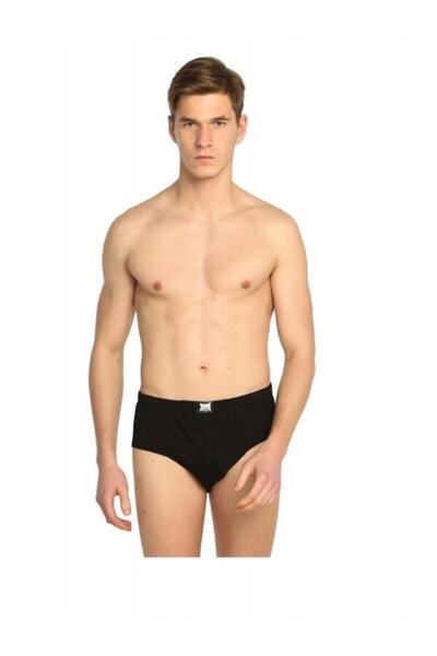 Zulu Ticaret Tutku-Men's Black Slip Underpants