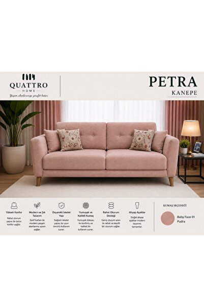 QUATTRO HOME Petra 3'lü Kanepe
