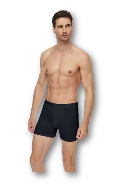 Zulu Ticaret Tutku-Men's Navy Blue Lycra Sports Boxer 4 Pieces