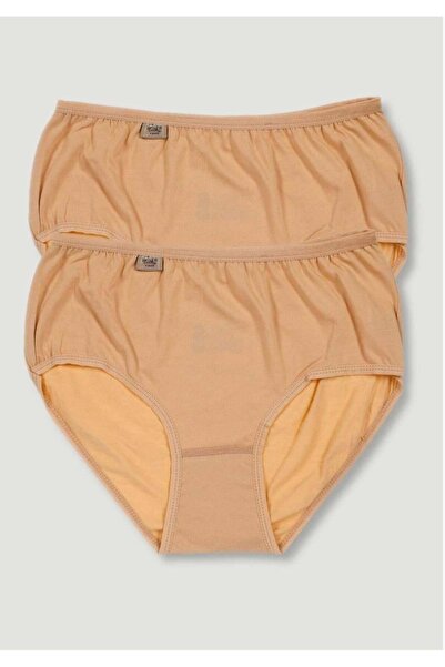 Zulu Ticaret Tutku-Women's Skin 2-Pack Lycra Bato Panties Elf568Tccm2 New Season