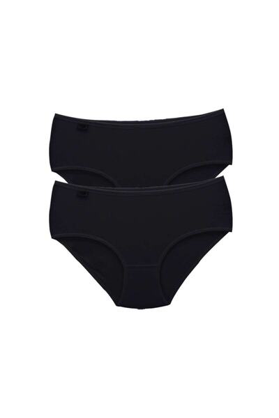 Zulu Ticaret Tutku-Women's Bato Elastane Panties 2-Pack
