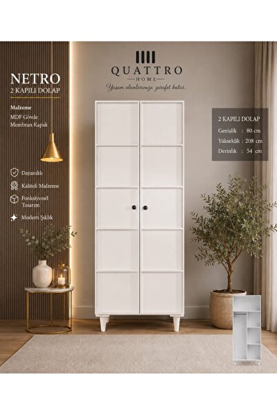 QUATTRO HOME Netro 2 Kapılı Dolap