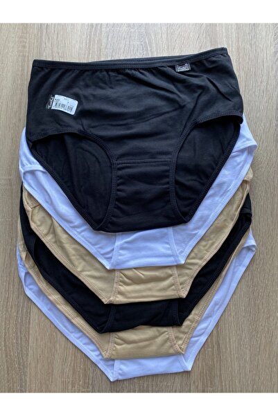 Zulu Ticaret Tutku-Women's Multi-Colored Camisole Bato 6-Pack Panties