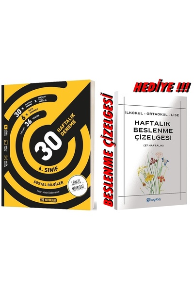 Hız Yayınları 6.SINIF SOSYAL BİLGİLER 30 HAFTALIK DENEME 2026-2027 MÜFREDAT GÜNCEL