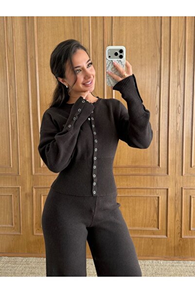 Abir ABİ RÇIT ÇIT DETAYLI TRİKO TAKIM yeni model yeni sezon
