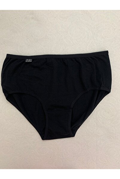 Zulu Ticaret Tutku-Women's Black 6-Piece Elastane Bato Panties