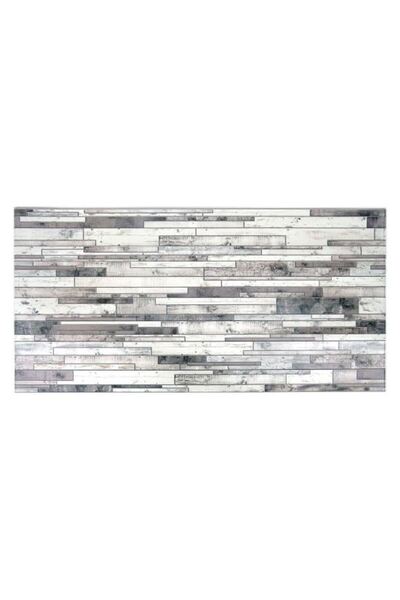 Solplant Panou decorativ, PVC, model piatra 3D, nuante gri deschis si inchis,...