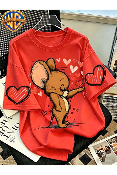 yombaa Tricou cu imprimeu Classic Character Color Line Wind Love Mouse, trico...