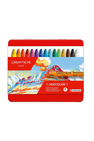 Caran d'Ache Carandache 15 Renk Yağlı Pastel Boya Neocolor I