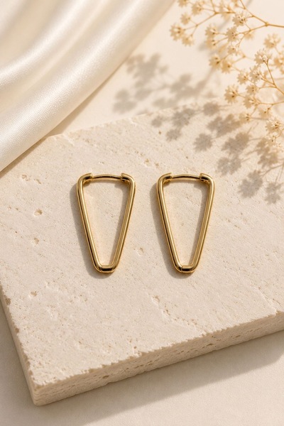 XUPING JEWELRY Triangle Geometric Earrings