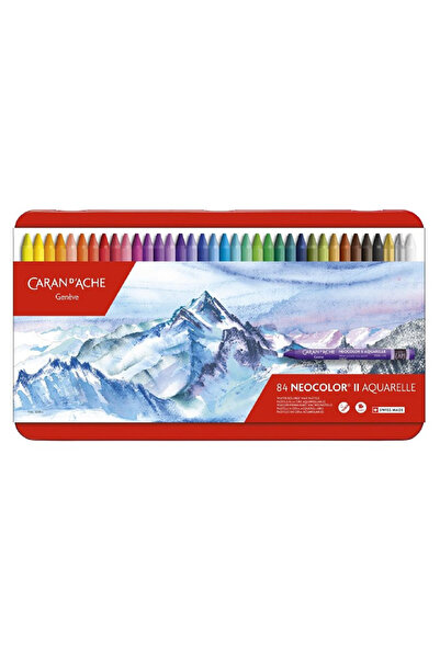 Caran d'Ache Carandache 84 Renk Suda Çözünen Pastel Boya Neocolor II