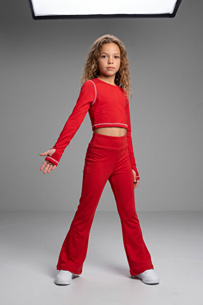 Colorinas Flare Spanish Leg Girls' Sports Leggings