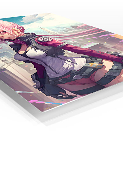 Emesa Art Sakura Haruno Anime Metal Wall Art
