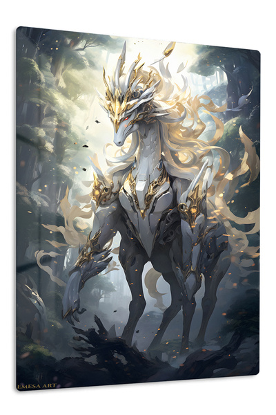 Emesa Art Fantasy Armored Knight Anime Metal Wall Art