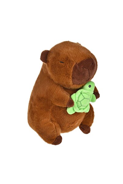 OEM Jucarie de Plus Capybara cu Broasca Testoasa 27x17x30cm, 30 cm – capybara