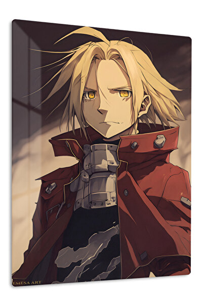 Emesa Art Edward Elric Anime Metal Wall Art