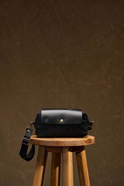 Semender Leather Goods Mumlu Kanvas Unisex El Omuz ve Çapraz Çanta El Yapımı ...