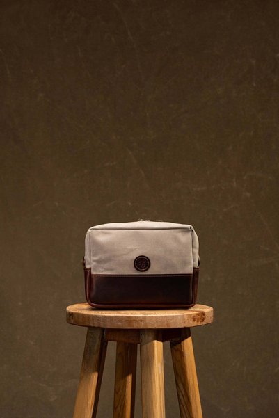 Semender Leather Goods Mumlu Kanvas Unisex Çapraz Çanta Üstten Fermuarlı El Y...