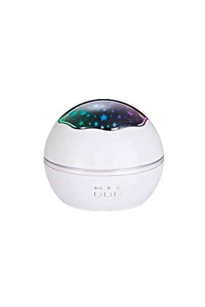 Solplant Lampa de noptiera cu proiector, Verk Group, pentru copii, cupola rot...