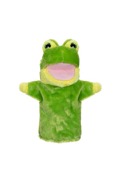 OEM Figurina din Plus Broscuta Verde pentru Teatru de Papusi 28cm, 28 cm – te...