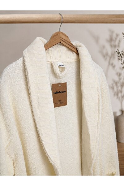 Bikaya Home Krinkıl 8 Piece Family Bathrobe Set |   Elegant Design, Soft Touc...