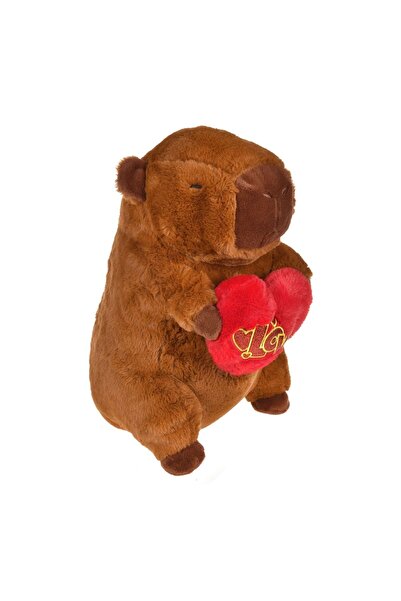 OEM Jucarie de Plus Capybara cu Inima Rosie 28x24x40cm, 40 cm – capybara