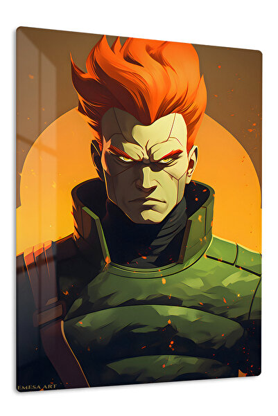 Emesa Art Might Guy Anime Metal Wall Art