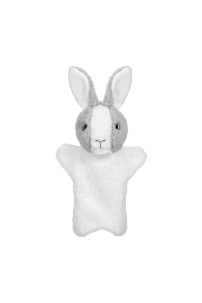 OEM Figurina din Plus Iepuras Gri pentru Teatru de Papusi 28cm, 28 cm – teatr...